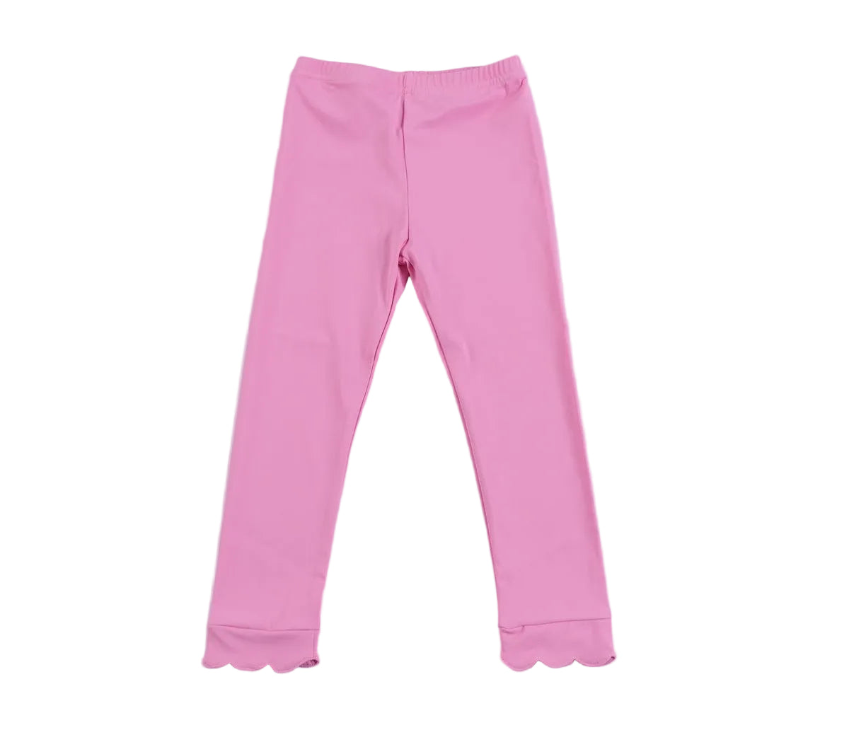 Poppyland Scalloped Leggings- Pretty In Pink