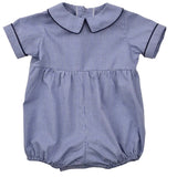 Funtasia Too Navy Mini Check Carter Bubble