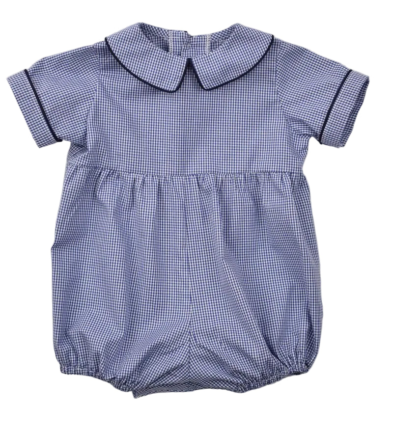 Funtasia Too Navy Mini Check Carter Bubble