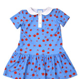Funtasia Too Apple Short Sleeve Collar Dress