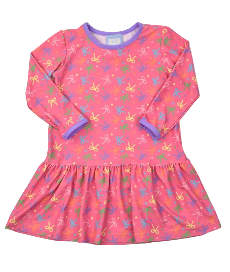 Funtasia Too Bows Long Sleeve Dress