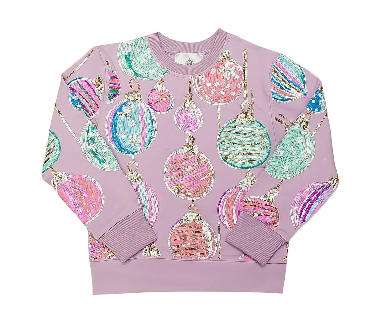 Belle Cher Ornament Sequin Sweatshirt