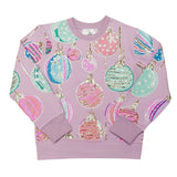 Belle Cher Ornament Sequin Sweatshirt
