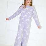 Lola and the Boys Lavender Pretty In Bows Fuzzy Set