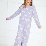 Lola and the Boys Lavender Pretty In Bows Fuzzy Set