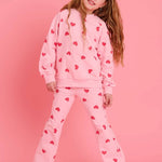 Lola and the Boys Pink Sparkle Sweetheart Lounge Set
