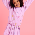 Lola and the Boys Lavender Sparkle Hearts Set