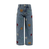 Lola and the Boys Gems Rainbow Heart Jeans