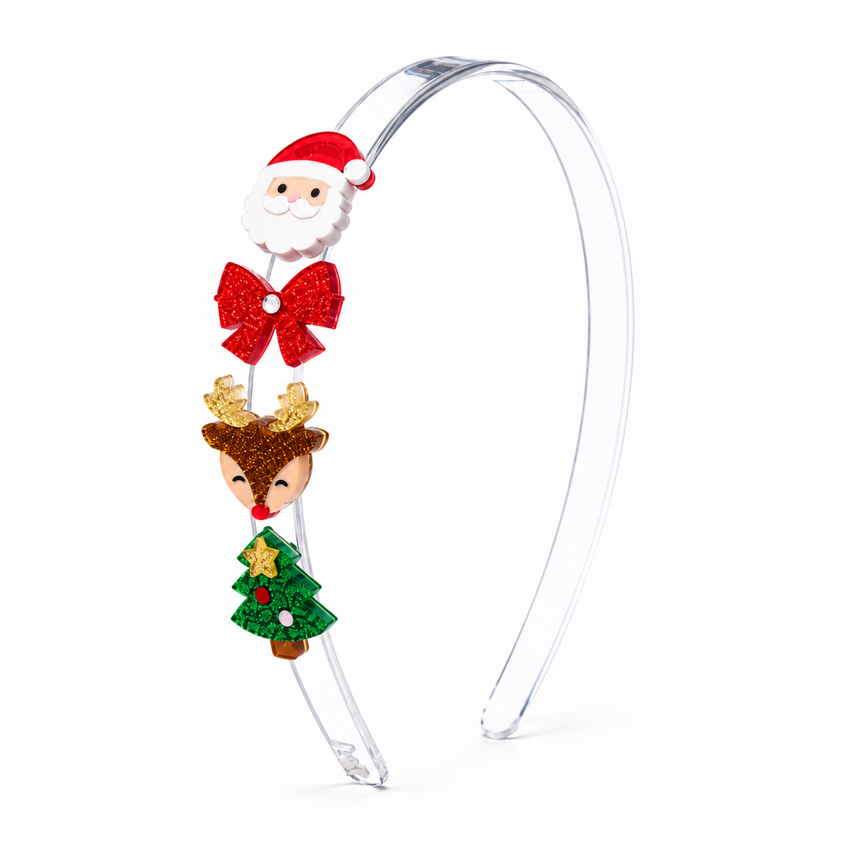 Lilies & Roses Santa, Tree and Reindeer Headband