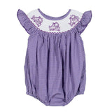 Teeta Smocked Horned Frog Hallie Bubble 