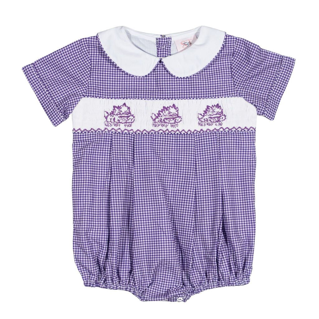 Smocked Horned Frog Wyatt Short Set