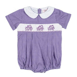 Smocked Horned Frog Wyatt Short Set