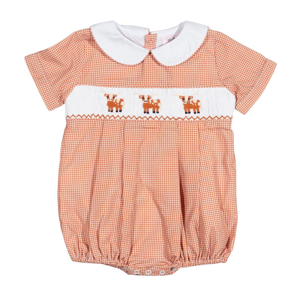 Teeta Smocked Longhorn Noah Bubble