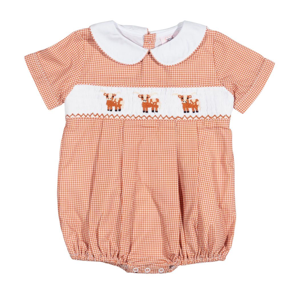 Teeta Smocked Longhorn Noah Bubble