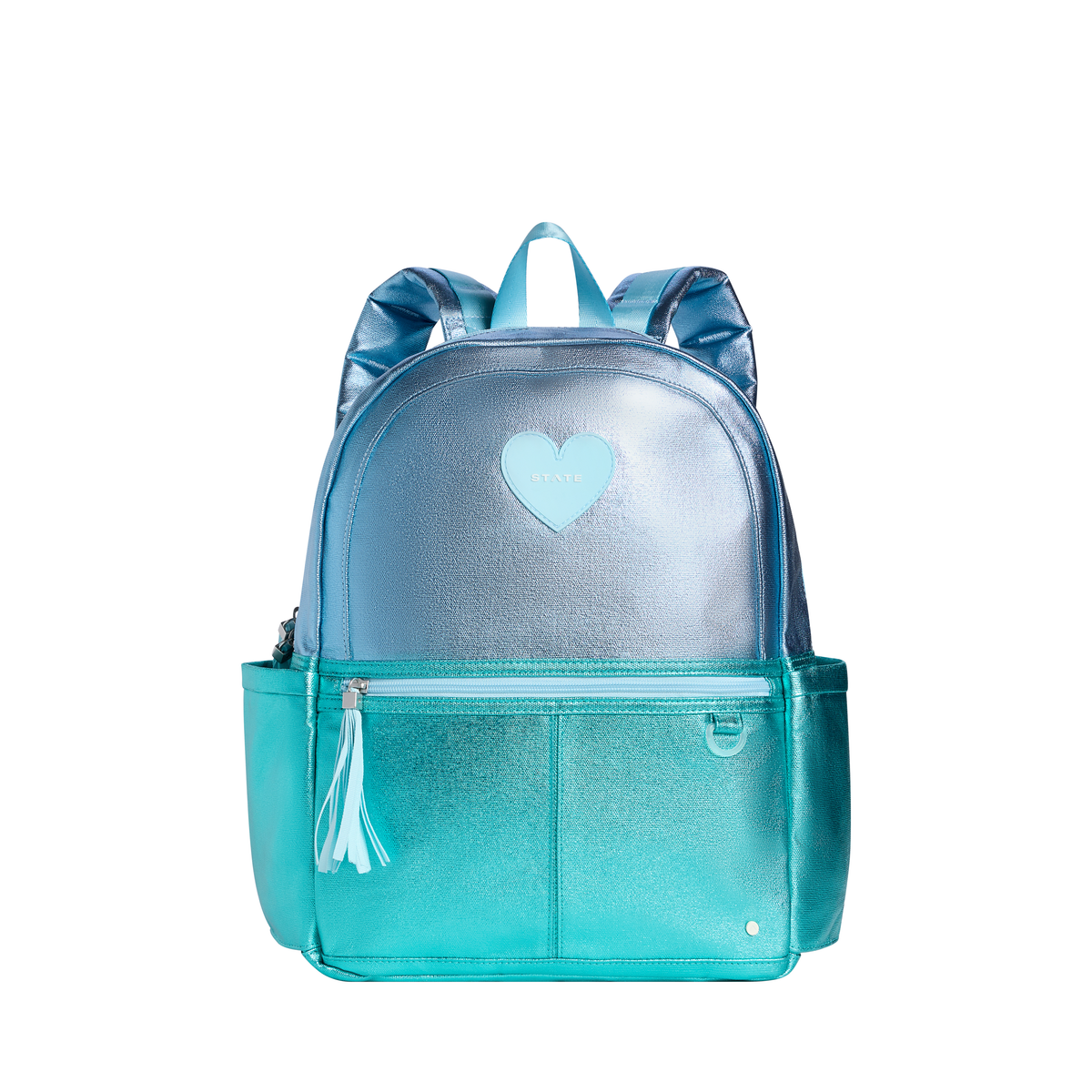 State Kane Backpack- Blue and Turquoise Colorblock
