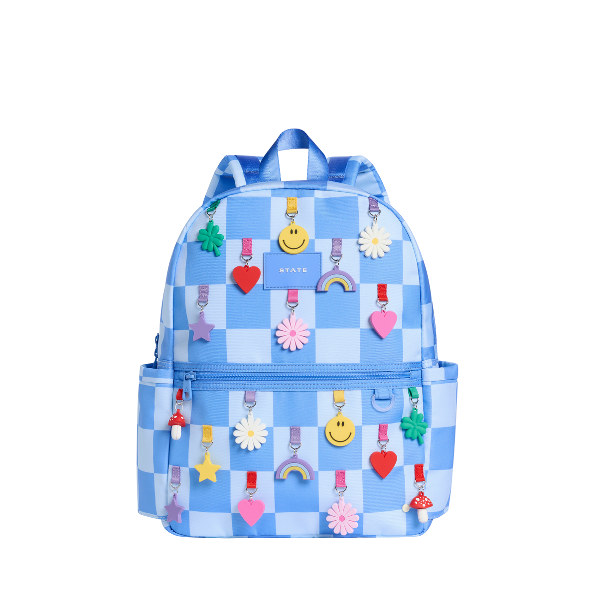State Kane Backpack- Charms Blue Check