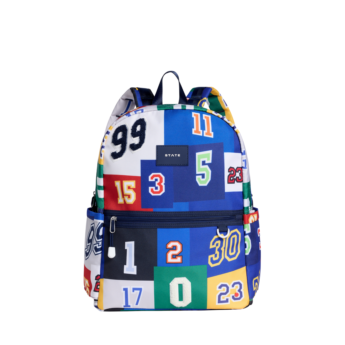 State Kane Double Pocket Backpack- Varsity Numbers