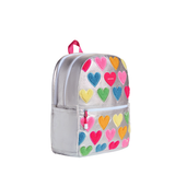 State Kane Double Pocket Backpack- Happy Fuzzy Hearts