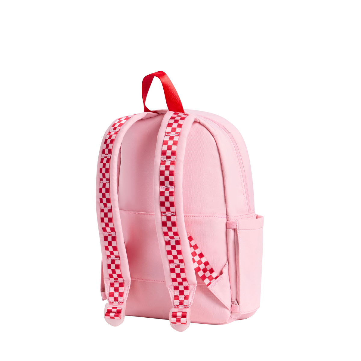 cherry mini backpack Kane Double Pocket Cherries Featuring our cherry check print on our natural hue State Bags Kane Mini Backpack