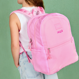 Kane Double Pocket Backpack- Pink