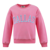 Lola and the Boys Pink Dallas Sweatshirt