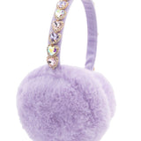 Bari Lynn Purple Heart Jewelled Earmuffs