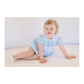 Linen Blue Classic Romper