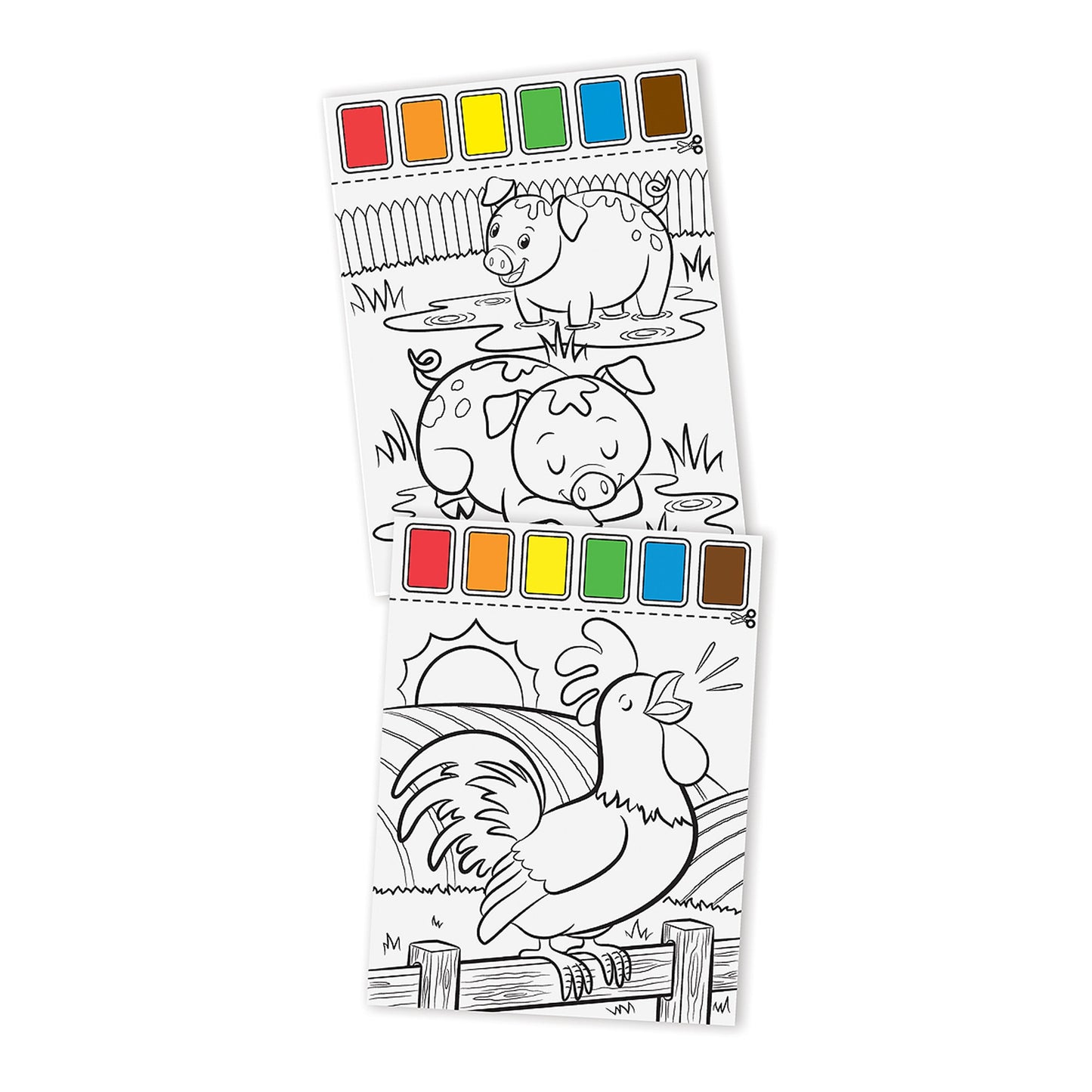 Melissa and Doug Farm Animals Paint with Water Art Pad