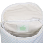 Apple Of My Isla The Bottle Bag- Blue Gingham
