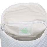 Apple Of My Isla The Bottle Bag- Blue Gingham