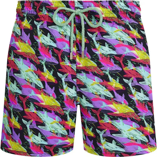 Whales Offset Swim Trunks