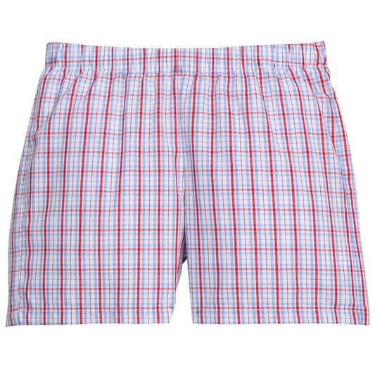 Little English Basic Short - Patriotic Plaid