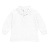 Florence Eiseman White Long Sleeve Polo