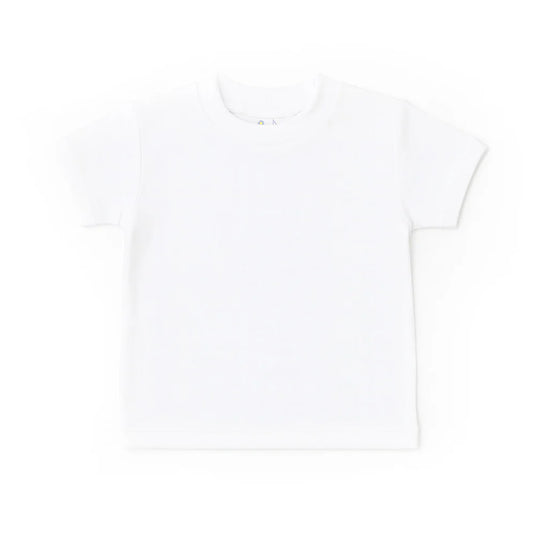Florence Eiseman White T Shirt With White Rib Trim