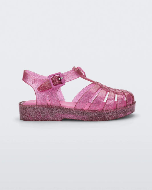 Little Girl's Mini Possession BB Sandals- Glitter Pink