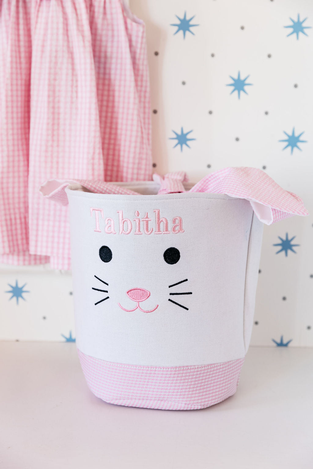 Easter Bunny Basket - Pink