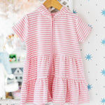 James and Lottie Pink Terrycloth Coverup