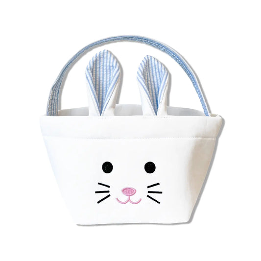 Bits & Bows Bitty Bunny Basket- Blue