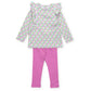 Olive Set Girls' Legging Set - Mod Holiday Pink