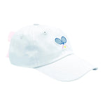 Bits and Bows Tennis Bow Baseball Hat
