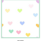 Apple of My Isla The Nap Mat- Hearts