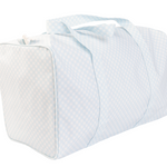 Apple Of My Isla Blue Gingham Duffle Bag