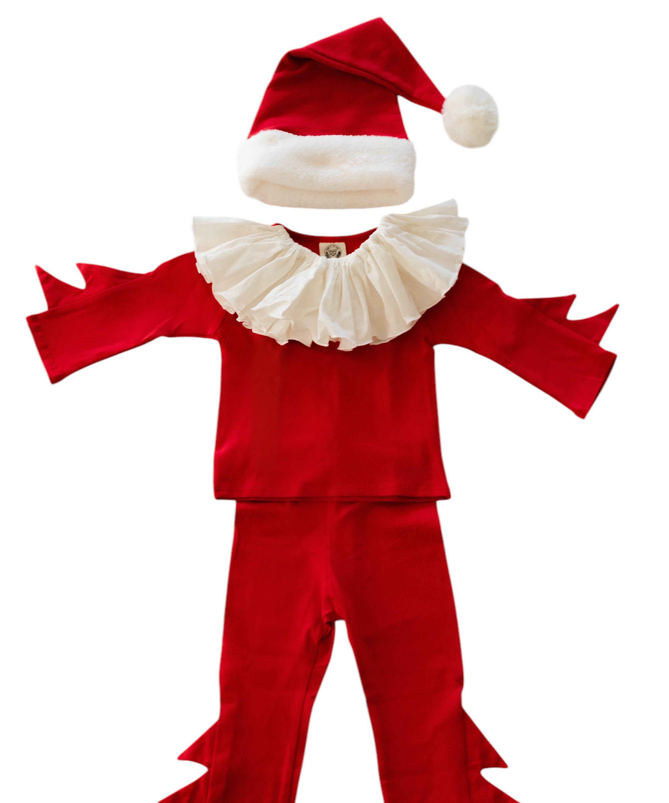 Band of the Wild Red Holiday Elf Pajama Costume