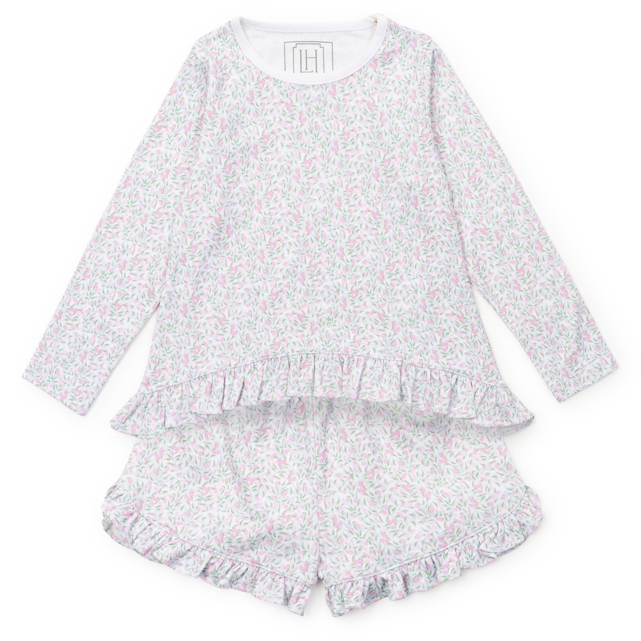 Lila and Hayes Rorie Girls' Short Set - Garden Soiree