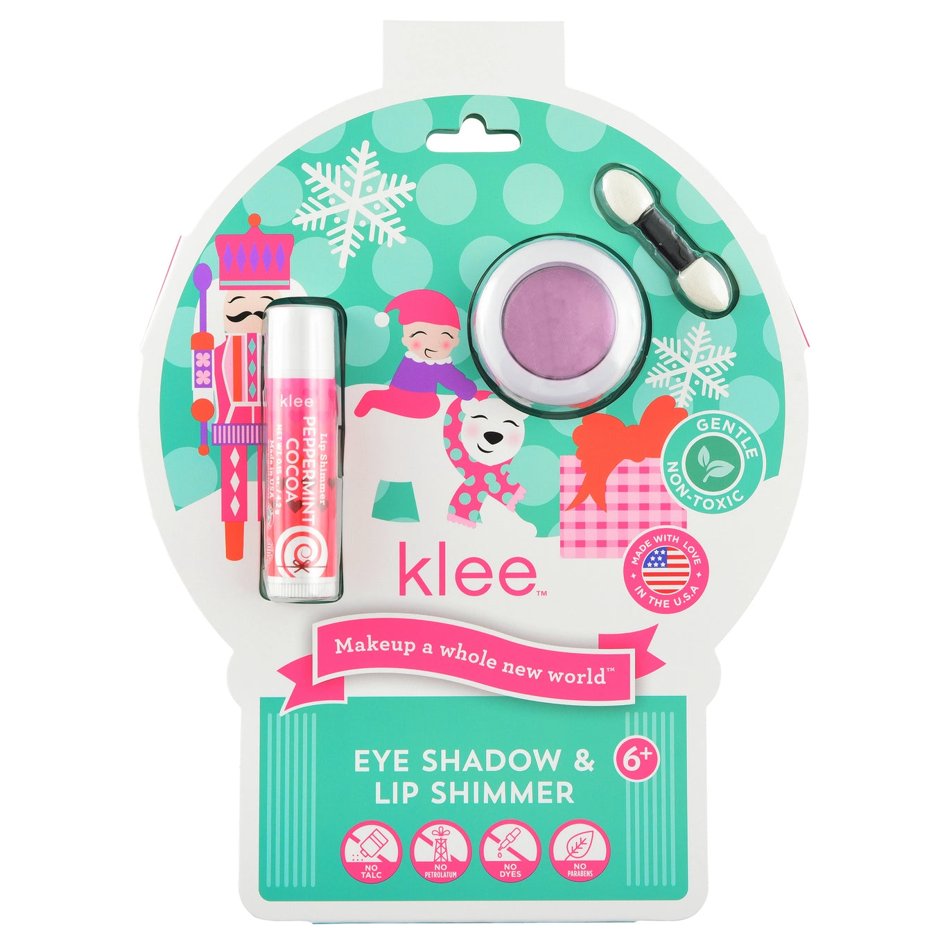 Klee Kids Jingle Shimmer Eye Shadow and Lip Shimmer Set