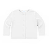 Florence Eiseman White Knit Cardigan With Pockets