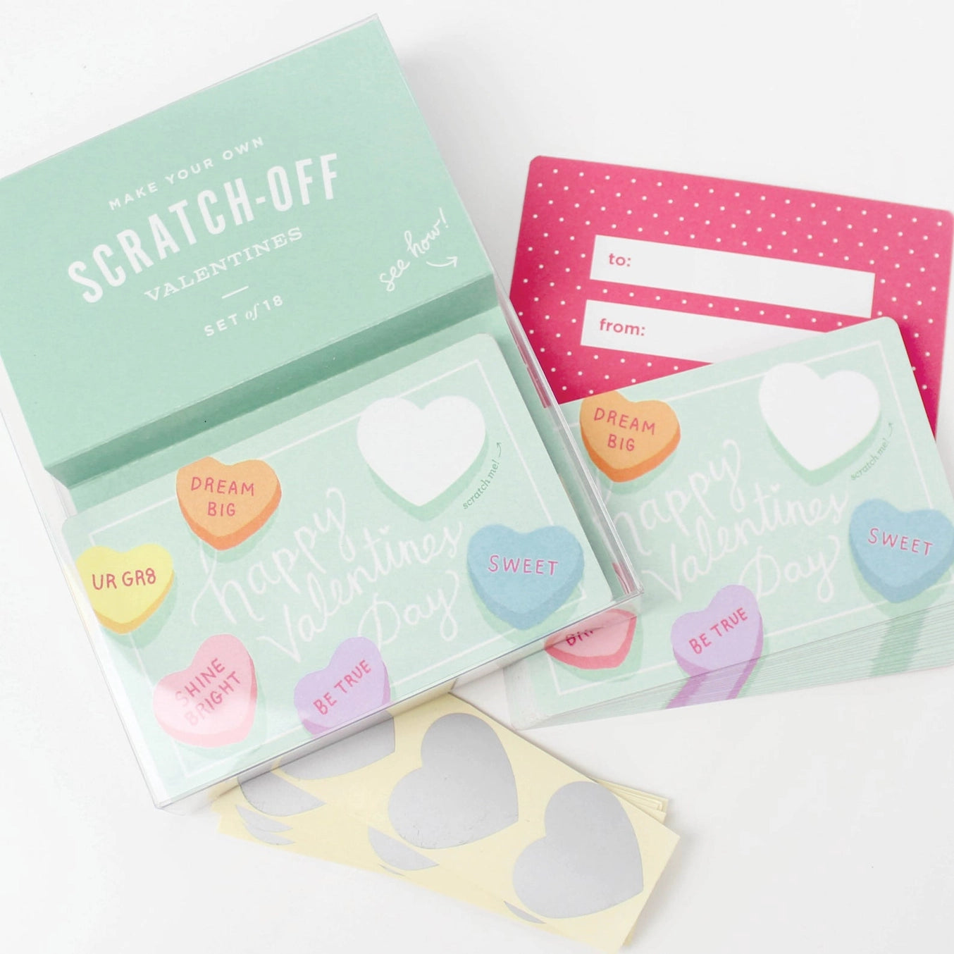 Inklings Paperie Sweetheart Scratch Off Valentines