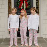 Lila and Hayes Millie Girls' Pant Set - Whimsical Santa