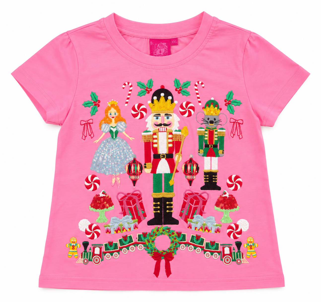 Queen of Sparkles Hot Pink Nutcracker Icon Tee