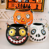 6.5" Paper Mache Halloween Buckets